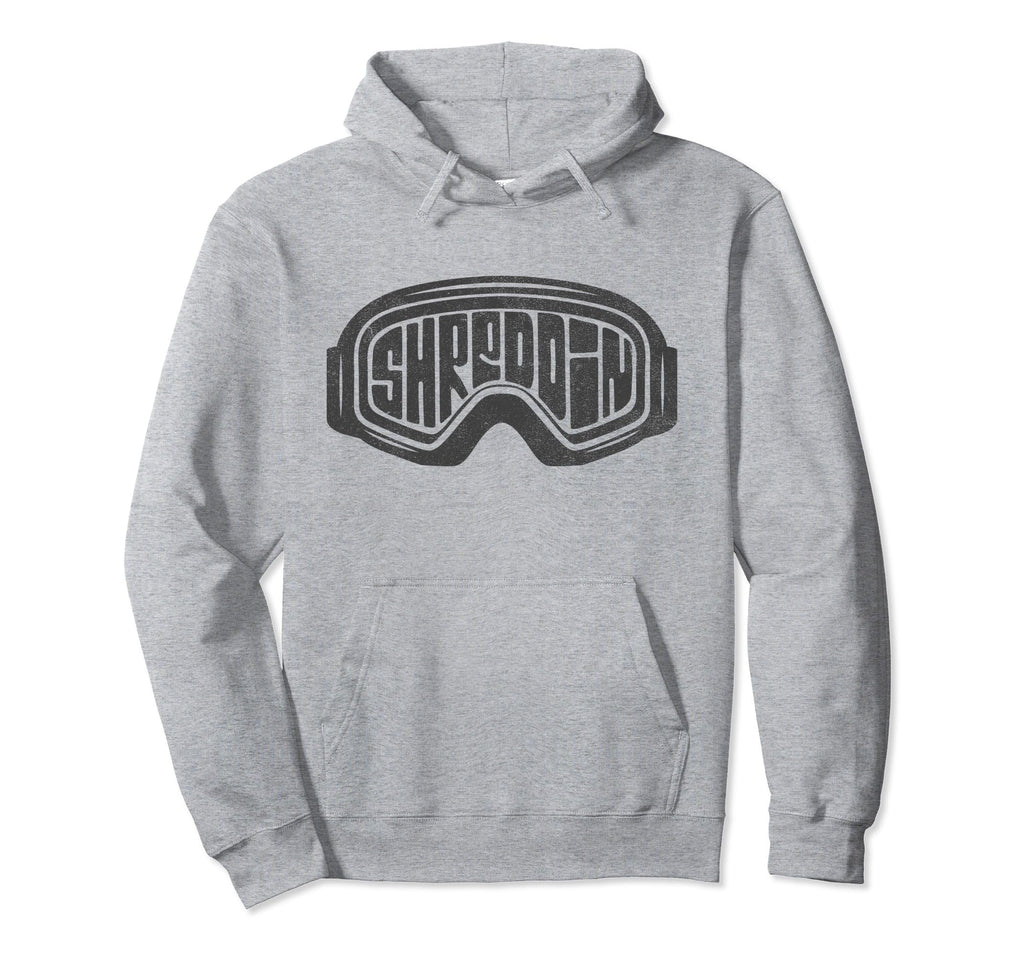 Shreddin Snowboarder Distressed Hoodie - Custom Art Print Men Women - T-Shirt, Sweatshirt, Hoodie