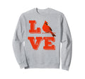 Love St Louis Missouri Baseball Sweatshirt - Custom Art Print for Adults - T-Shirt, Sweatshirt, Hoodie