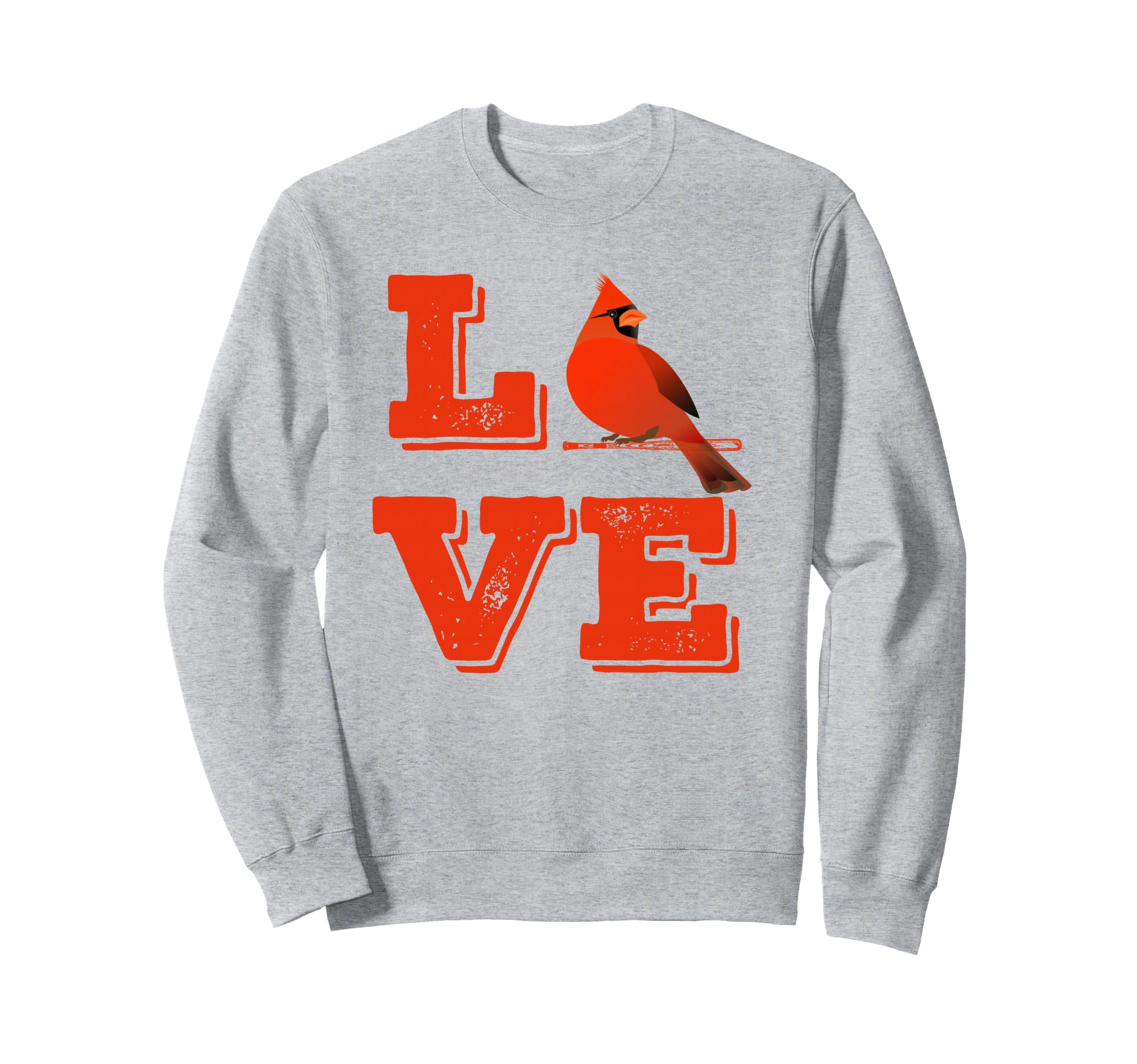 Love St Louis Missouri Baseball Sweatshirt - Custom Art Print for Adults - T-Shirt, Sweatshirt, Hoodie