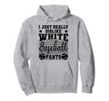 I Just Really Dislike White Baseball Hoodie - Unique Graphic for Adults - T-Shirt, Sweatshirt, Hoodie