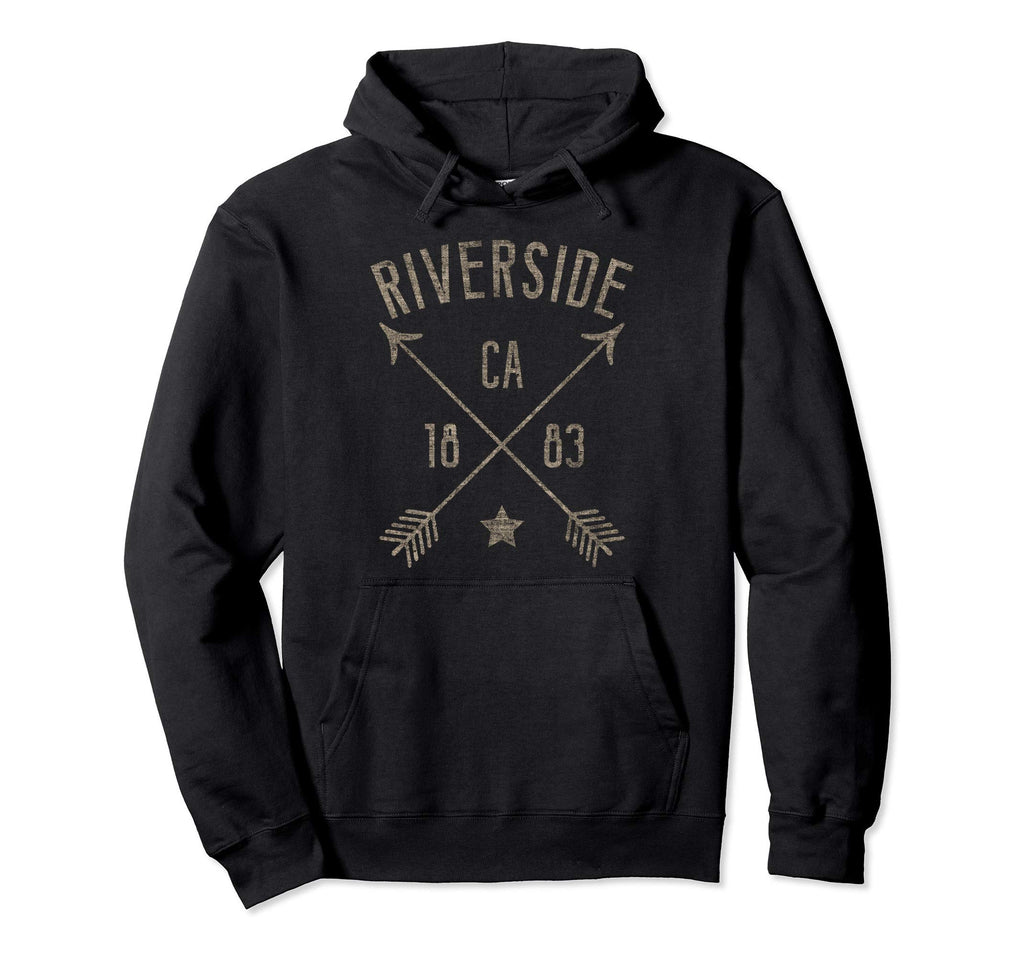 Riverside California Distressed Boho Hoodie - Aesthetic Graphic Unisex - T-Shirt, Sweatshirt, Hoodie