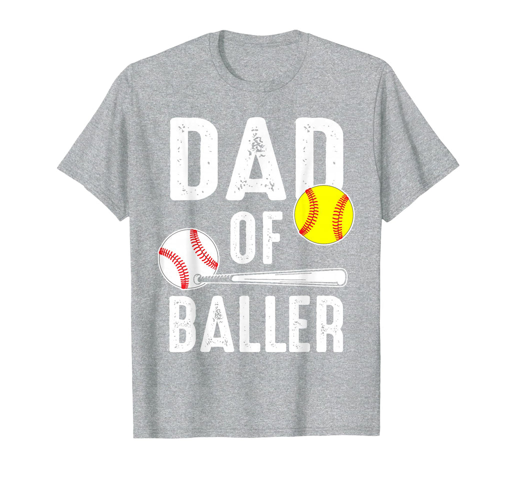 Mens Mens Dad Baller Baseball Softball T-Shirt - Streetwear Style Unisex - T-Shirt, Sweatshirt, Hoodie
