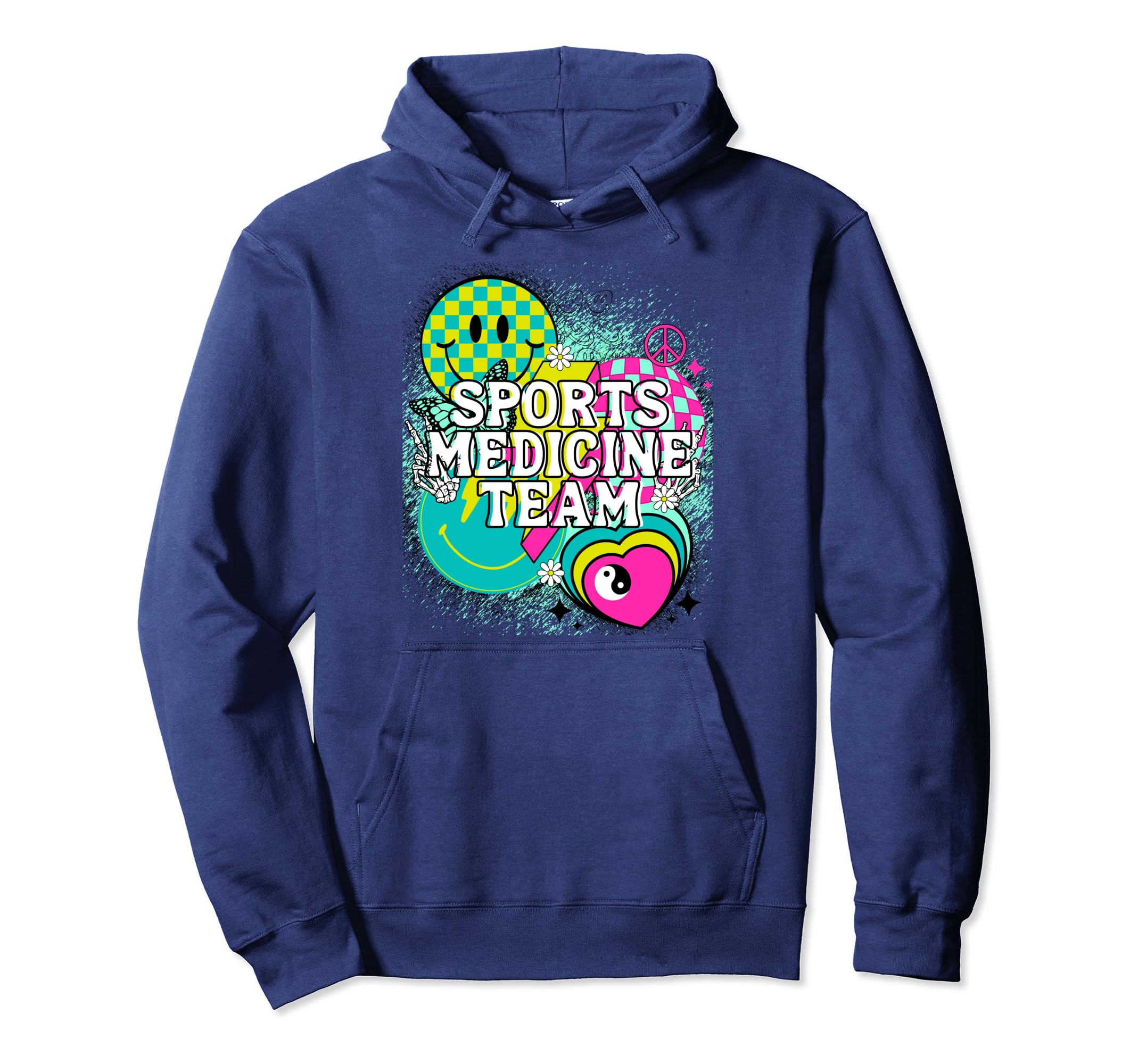 Sports Medicine Team Nurse Happy Y2K Hoodie - Fun Novelty Design Men Women - T-Shirt, Sweatshirt, Hoodie
