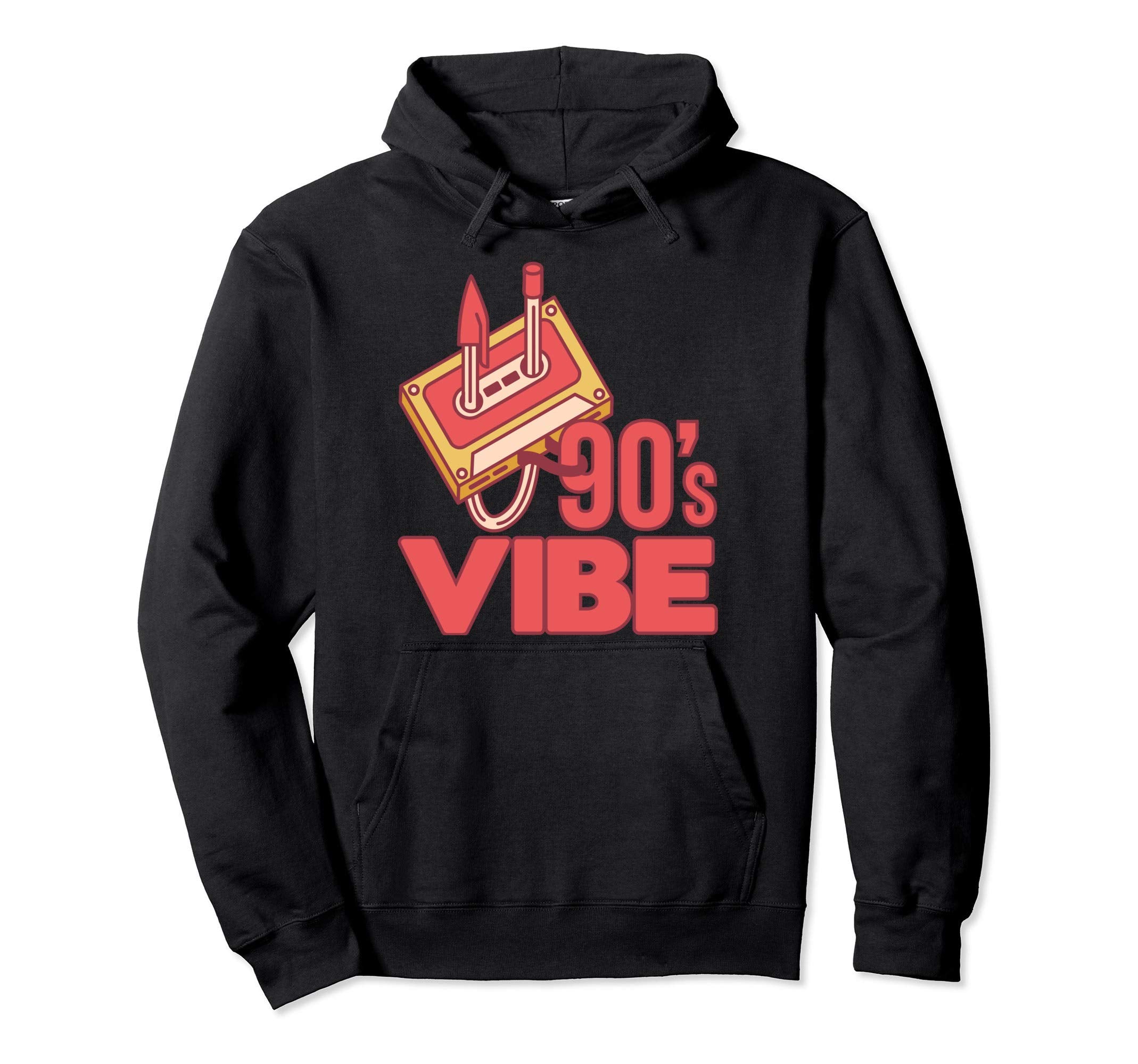 Nineties Vibe Funny Old School Hip Hop Hoodie - Aesthetic Graphic Unisex - T-Shirt, Sweatshirt, Hoodie