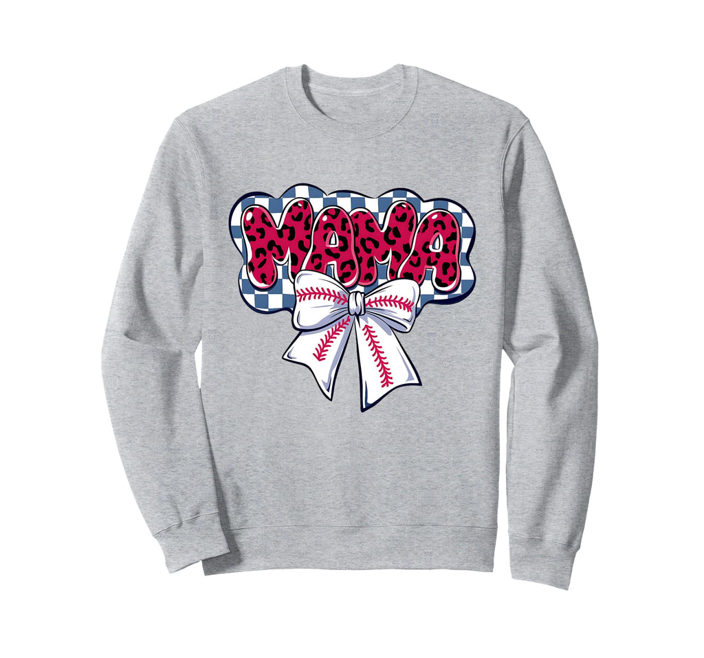 Coquette American Baseball Mom Sweatshirt - Aesthetic Graphic for Adults - T-Shirt, Sweatshirt, Hoodie