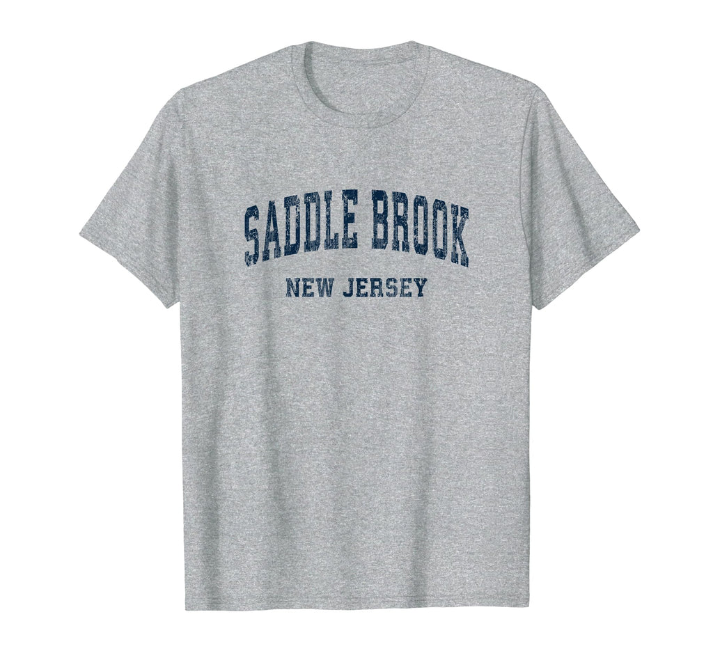 Saddle Brook New Jersey Nj Varsity T-Shirt - Novelty Apparel Men Women - T-Shirt, Sweatshirt, Hoodie