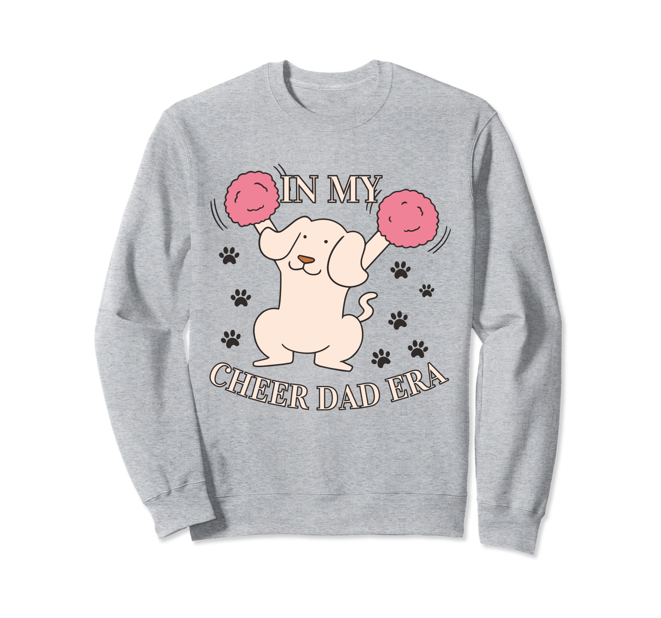 My Cheer Dad Era Cheerleader Sweatshirt - Minimalist Print for Adults - T-Shirt, Sweatshirt, Hoodie