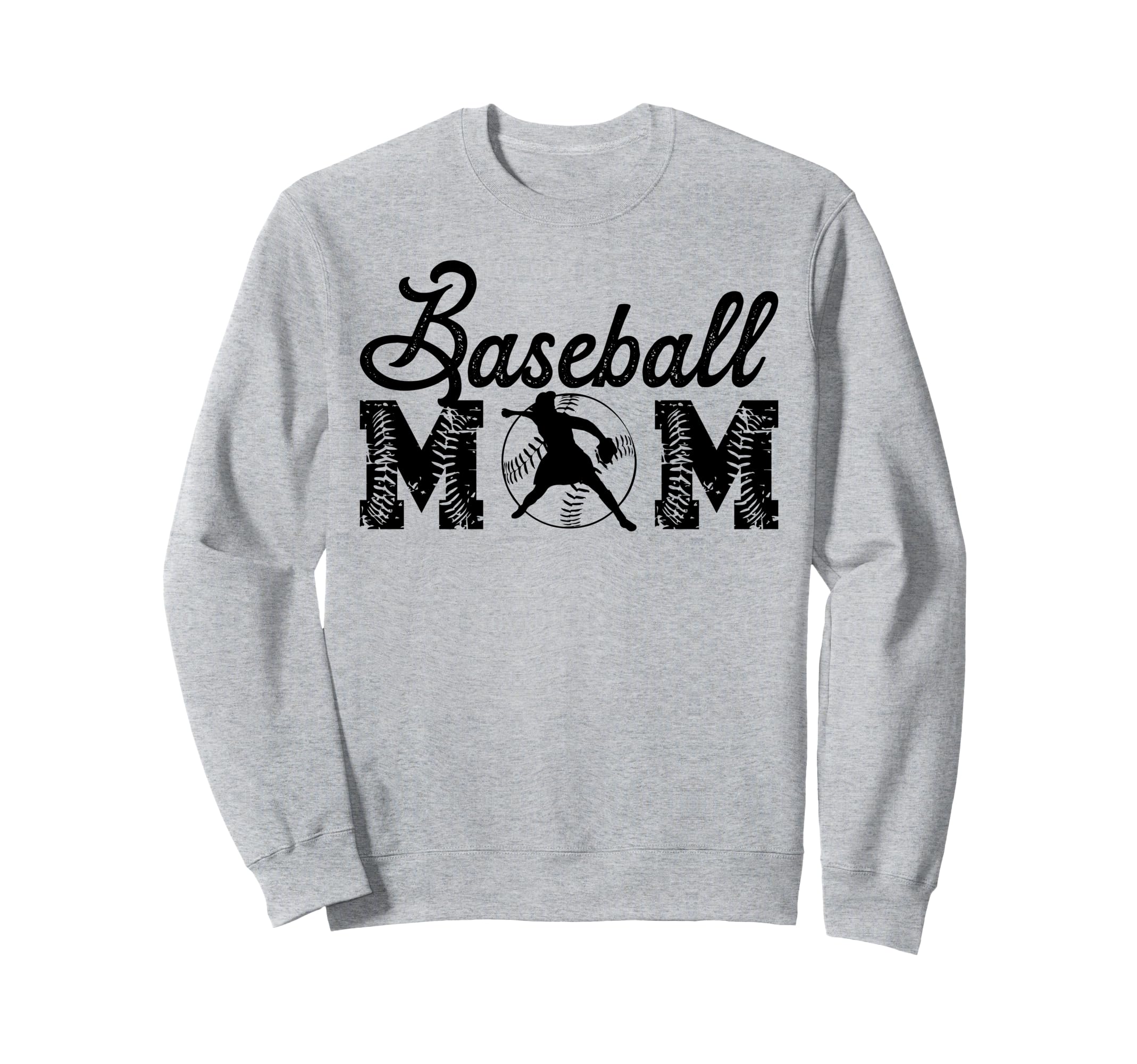 Baseball Mom Sweatshirt - Unique Graphic Unisex - T-Shirt, Sweatshirt, Hoodie