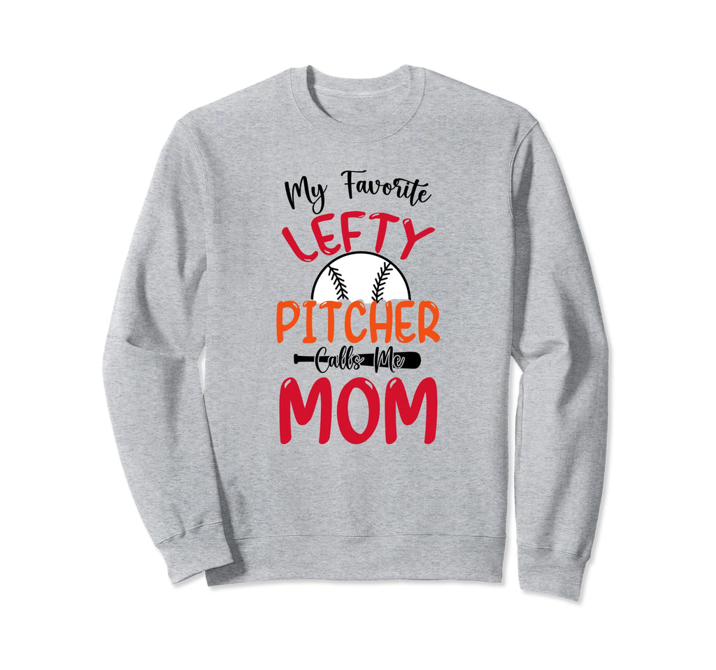 Proud Lefty Pitcher Mom Baseball Sweatshirt - Trendy Graphic Unisex - T-Shirt, Sweatshirt, Hoodie