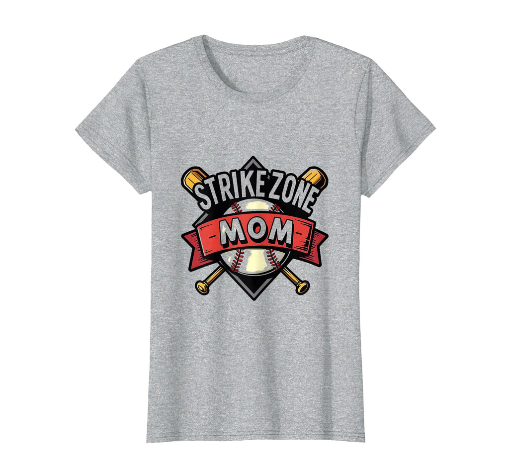 Strike Zone Mom Baseball T-Shirt - Novelty Apparel for Adults - T-Shirt, Sweatshirt, Hoodie