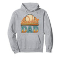 Baseball Dad Summer Sports Lover Fathers Hoodie - Graphic Print for Adults - T-Shirt, Sweatshirt, Hoodie