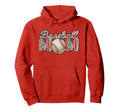 Baseball Mom Leopard Tie Dye Hoodie - Casual Everyday Wear Men Women - T-Shirt, Sweatshirt, Hoodie