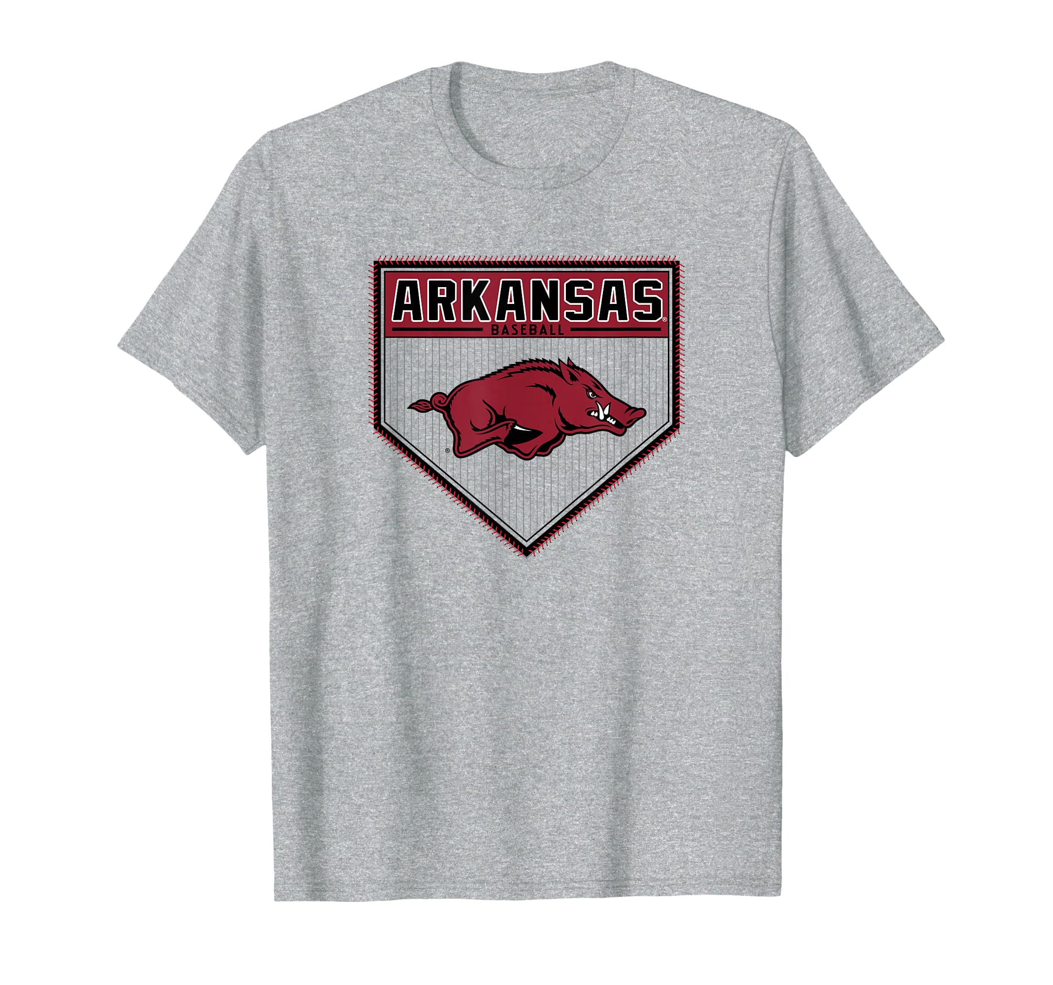 Arkansas Razorbacks Baseball Homeplate T-Shirt - Unique Graphic for Adults - T-Shirt, Sweatshirt, Hoodie