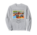 Salisbury Beach Massachusetts Postcard Sweatshirt - Novelty Apparel Unisex - T-Shirt, Sweatshirt, Hoodie