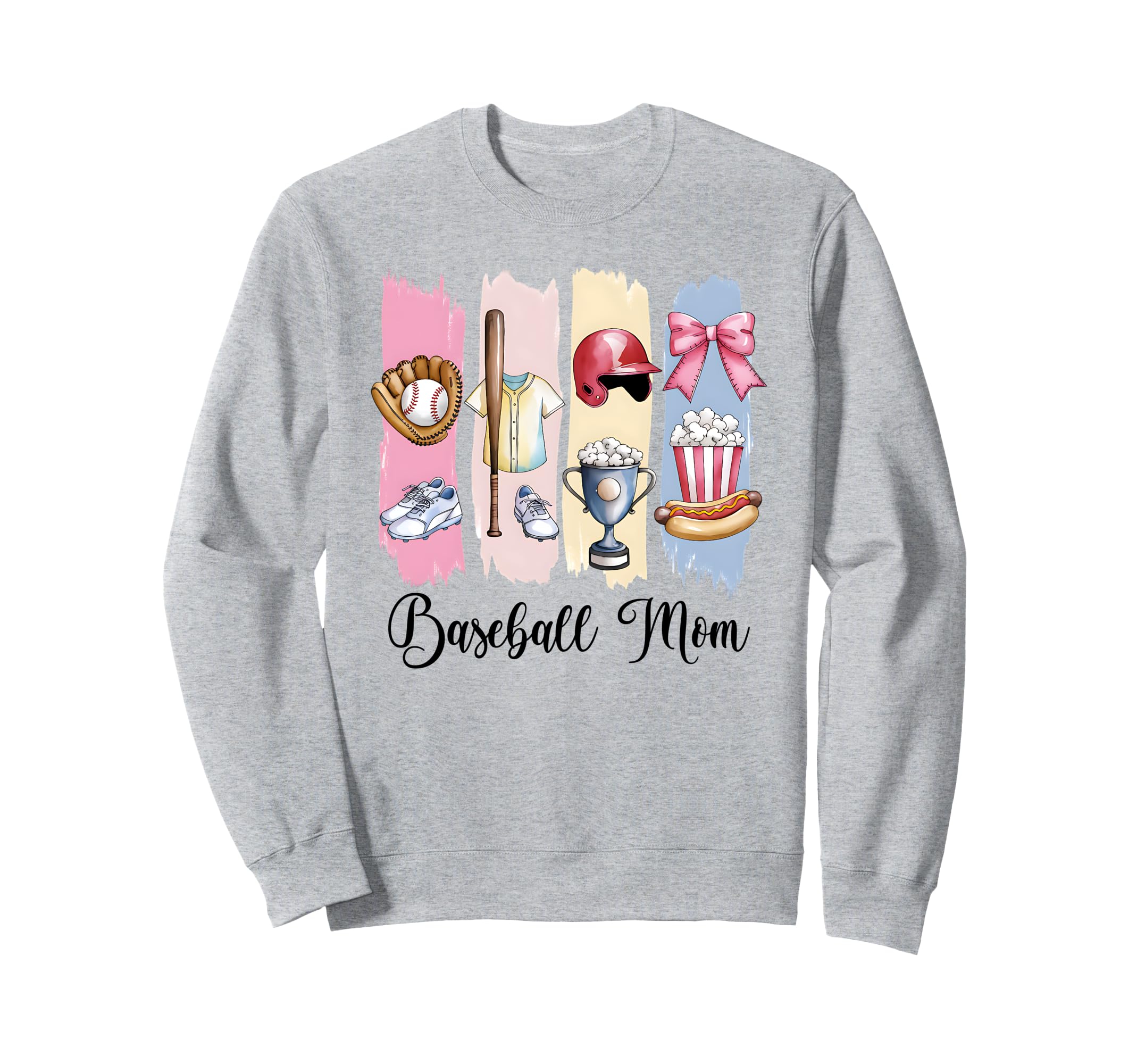 Baseball Coquette Bow Baseball Sweatshirt - Fun Novelty Design for Adults - T-Shirt, Sweatshirt, Hoodie