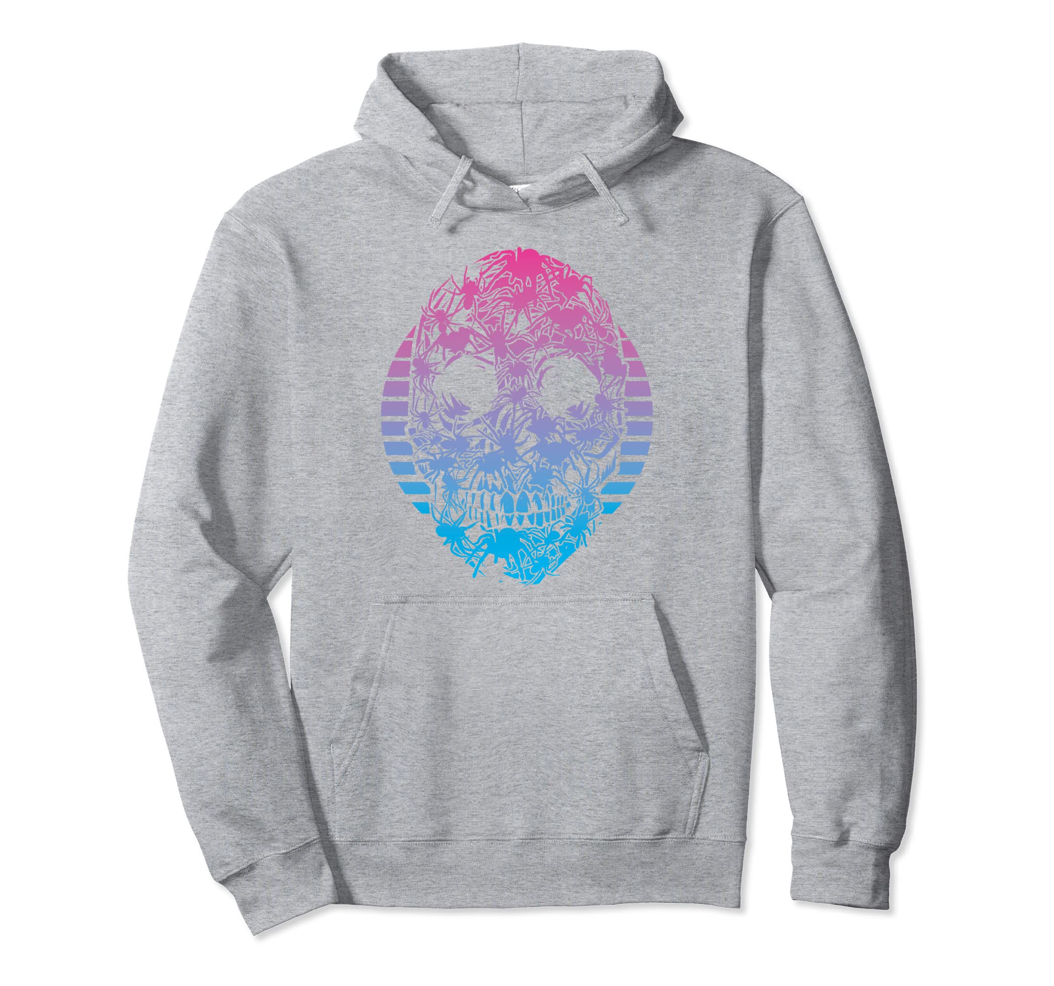 Spiders Vaporwave Aesthetic Hoodie - Custom Art Print Unisex - T-Shirt, Sweatshirt, Hoodie