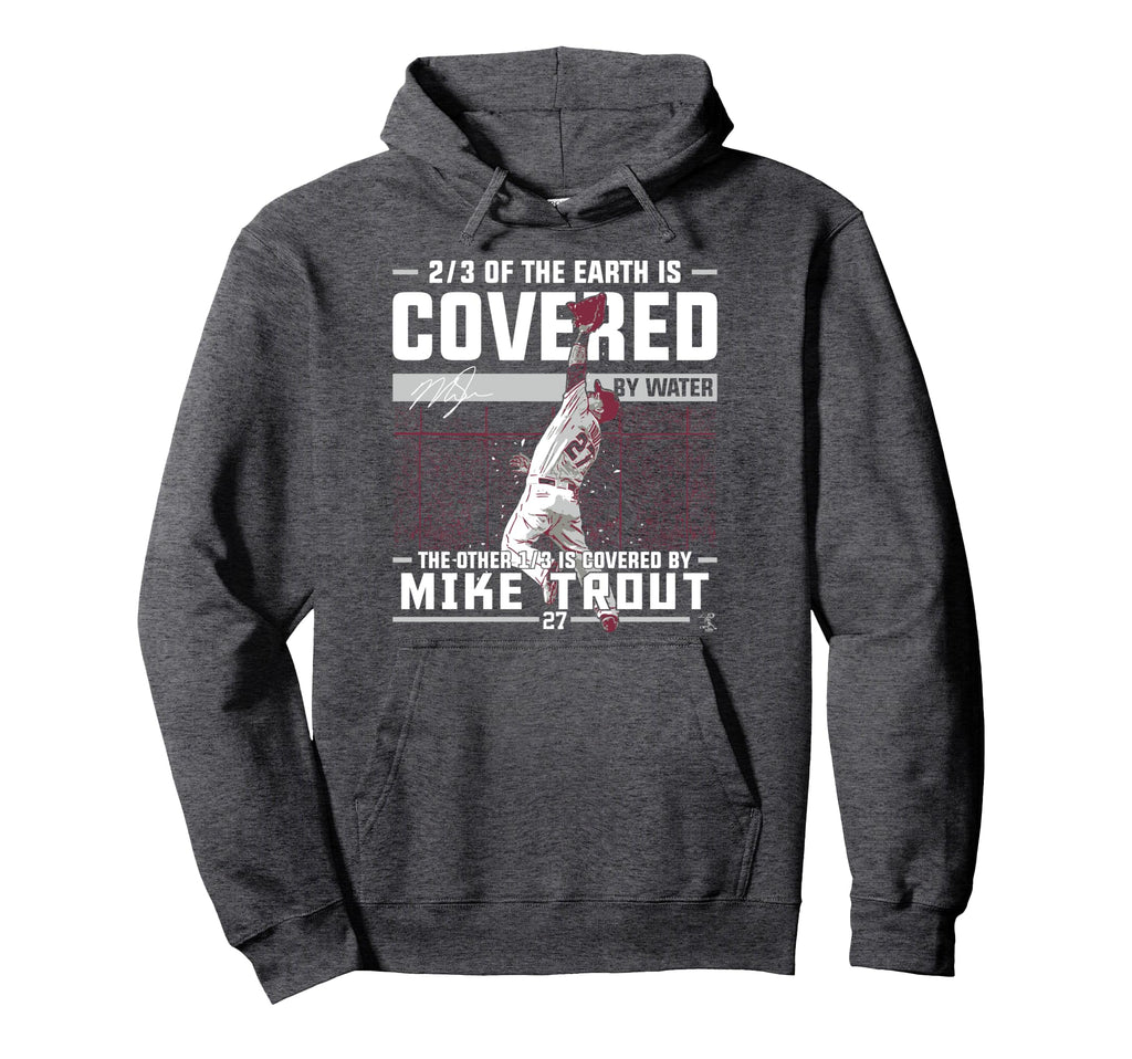 Mike Trout Covered Hoodie - Custom Art Print Unisex - T-Shirt, Sweatshirt, Hoodie