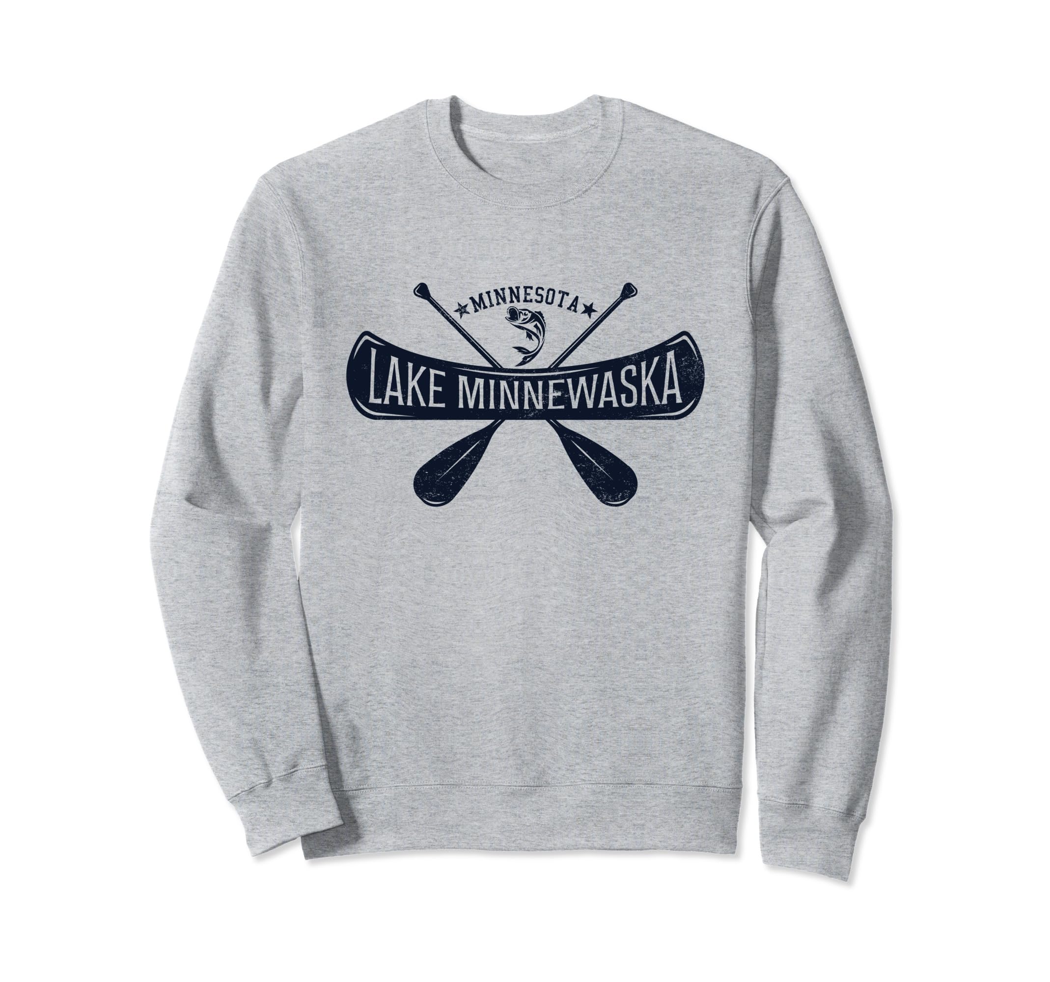 Lake Minnewaska Minnesota Distressed Sweatshirt - Graphic Print Unisex - T-Shirt, Sweatshirt, Hoodie