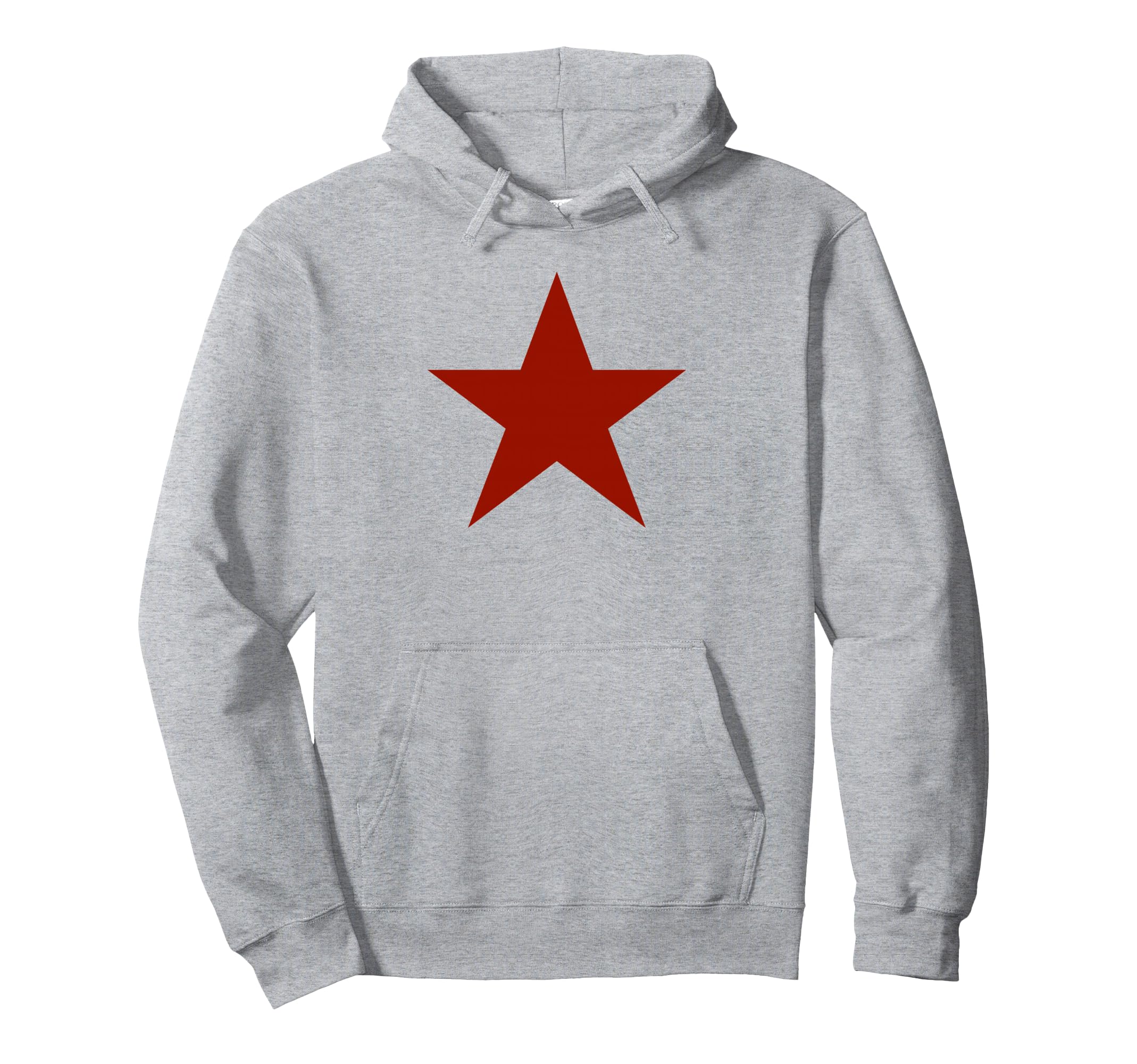 Red Star Y2K Aesthetic Baggy Punk Hoodie - Fun Novelty Design for Adults - T-Shirt, Sweatshirt, Hoodie
