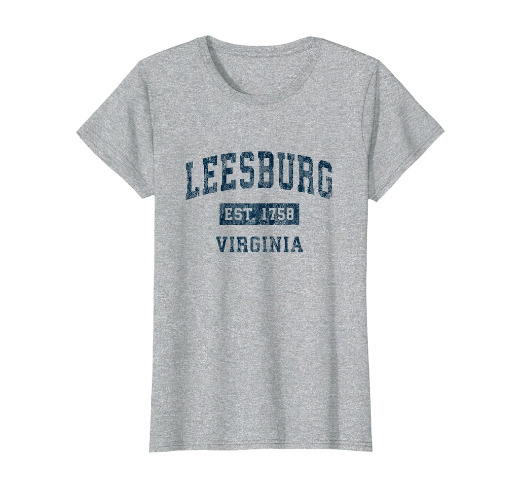 Leesburg Virginia Va Sports Navy T-Shirt - Trendy Graphic Unisex - T-Shirt, Sweatshirt, Hoodie