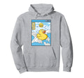 Surfing Rubber Duck Japanese Waves Hoodie - Custom Art Print Men Women - T-Shirt, Sweatshirt, Hoodie