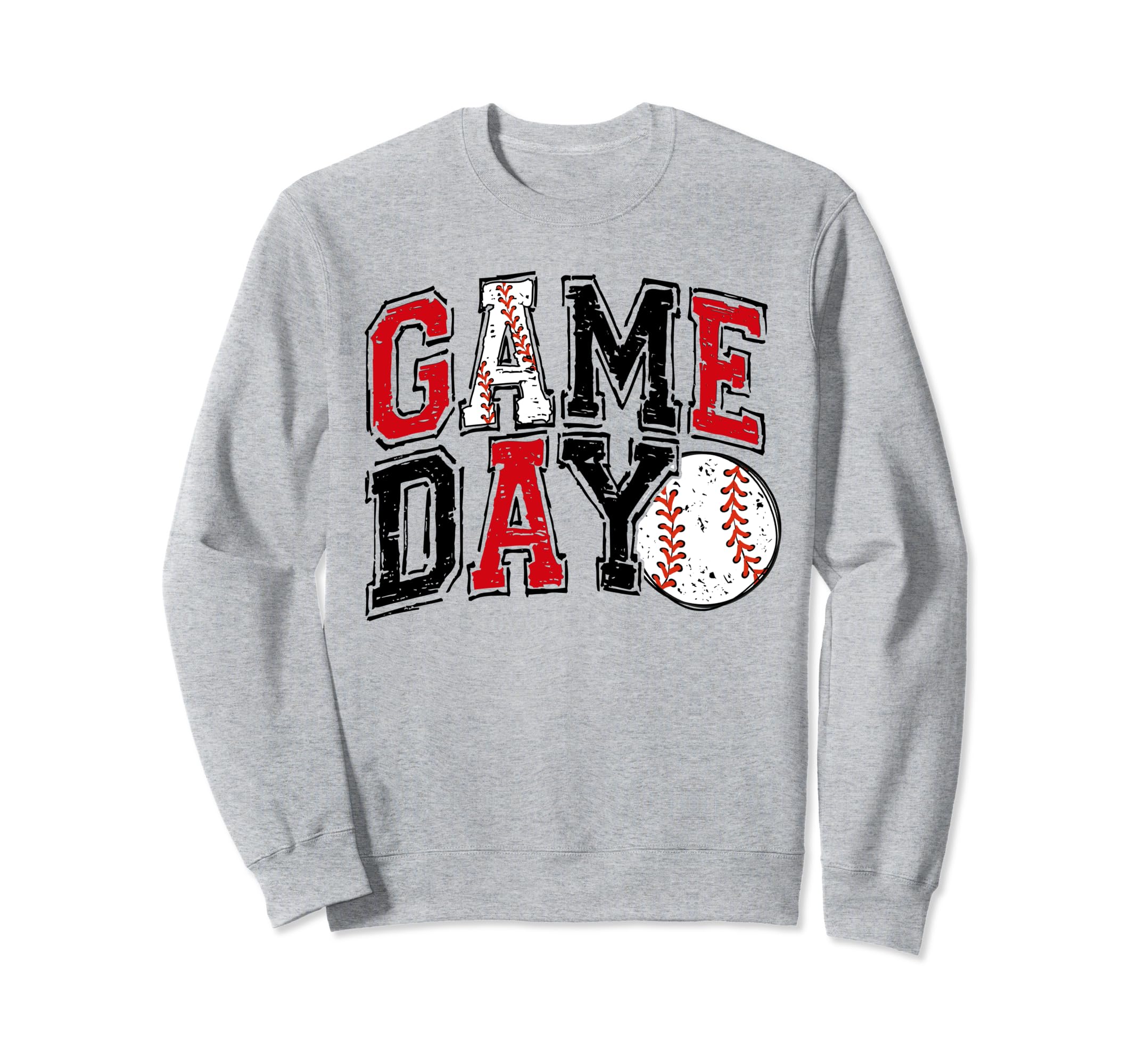 Baseball Game Day Varsity Baseball Vibes Sweatshirt - Graphic Print Unisex - T-Shirt, Sweatshirt, Hoodie