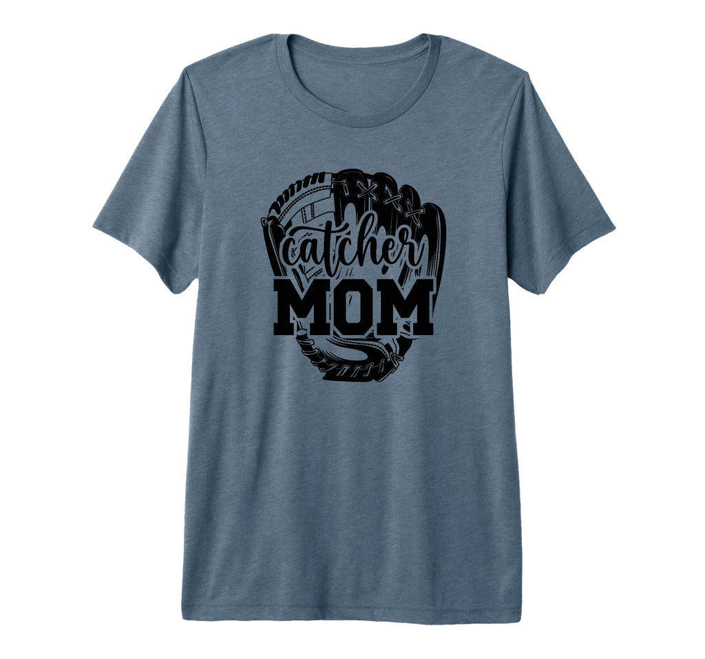 Baseball Catcher Mom Baseball Catcher T-Shirt - Graphic Print for Adults - T-Shirt, Sweatshirt, Hoodie