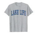 Varsity Grey Lake Life T-Shirt - Trendy Graphic Unisex - T-Shirt, Sweatshirt, Hoodie
