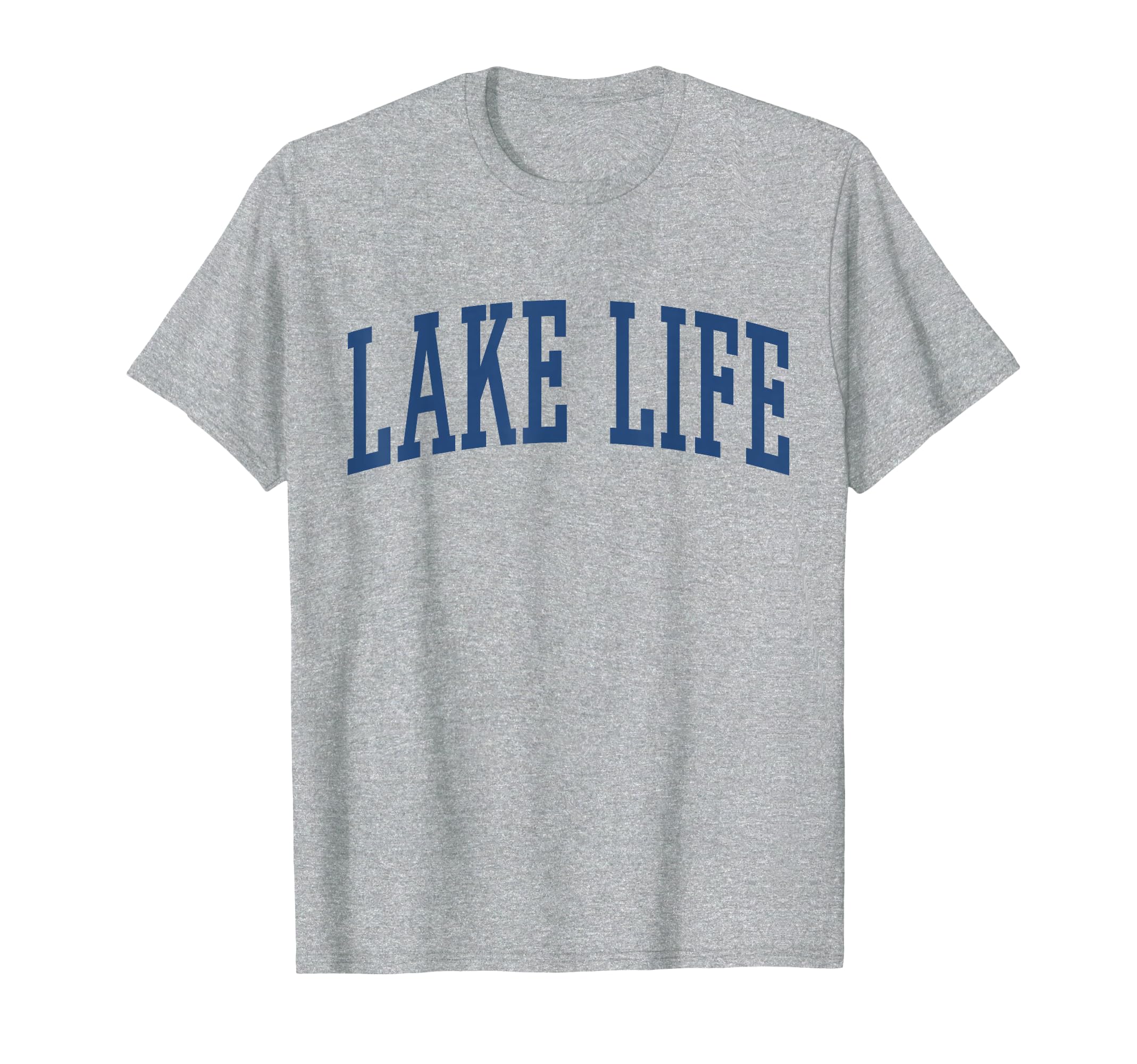 Varsity Grey Lake Life T-Shirt - Trendy Graphic Unisex - T-Shirt, Sweatshirt, Hoodie
