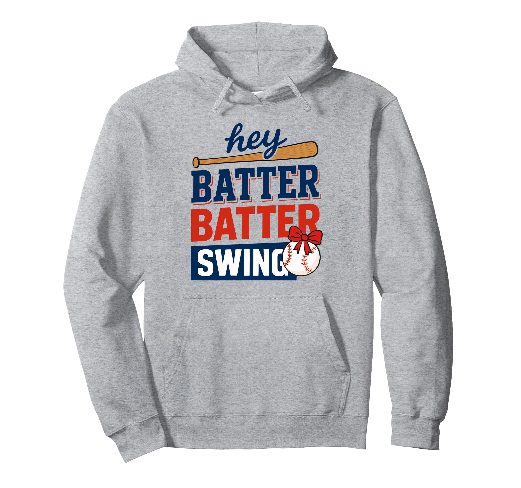 Hey Batter Batter Swing Baseball Mom Hoodie - Trendy Graphic Unisex - T-Shirt, Sweatshirt, Hoodie