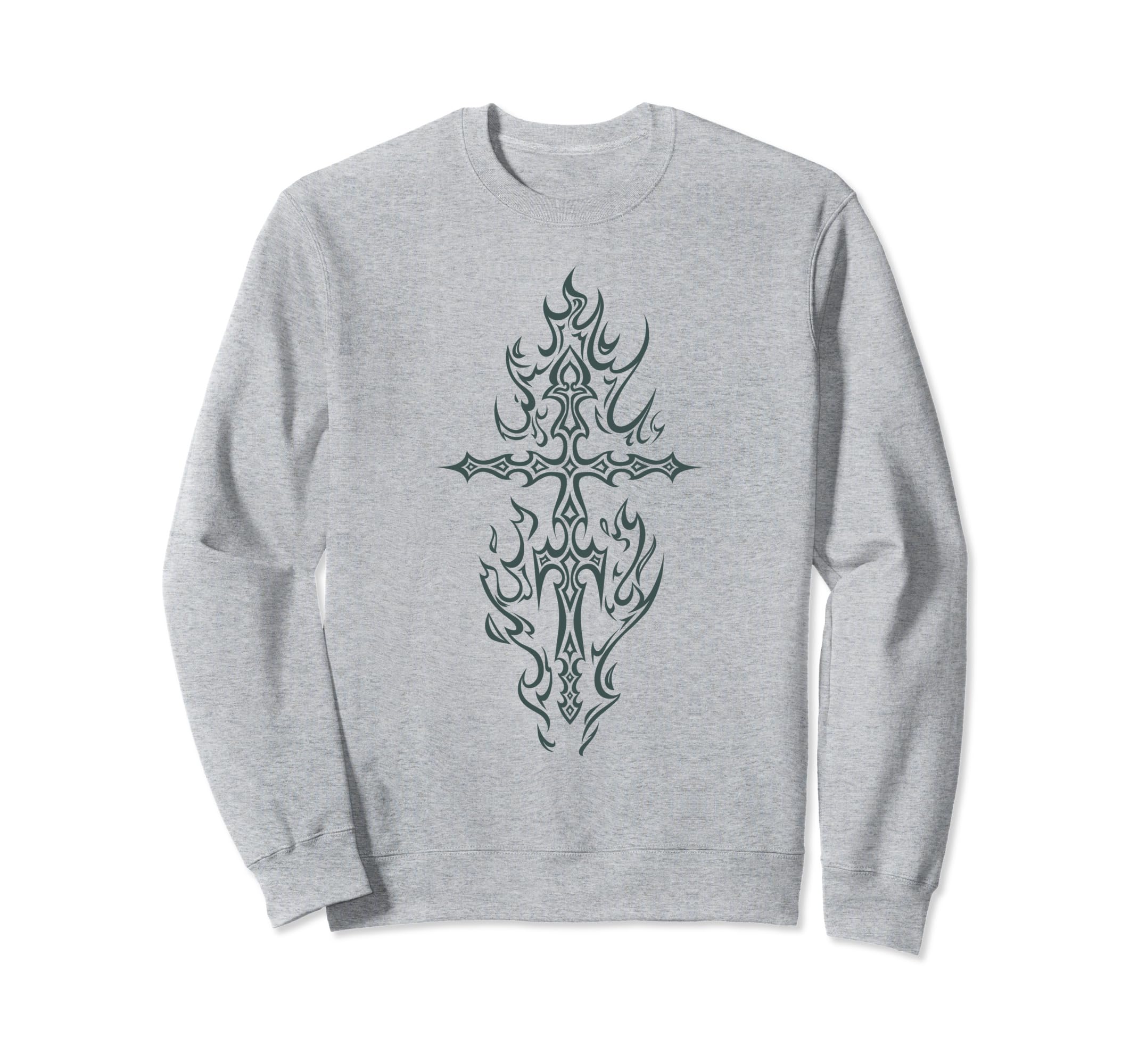 Gothic Alt Cross Y2K Cyber Mall Sweatshirt - Custom Art Print for Adults - T-Shirt, Sweatshirt, Hoodie