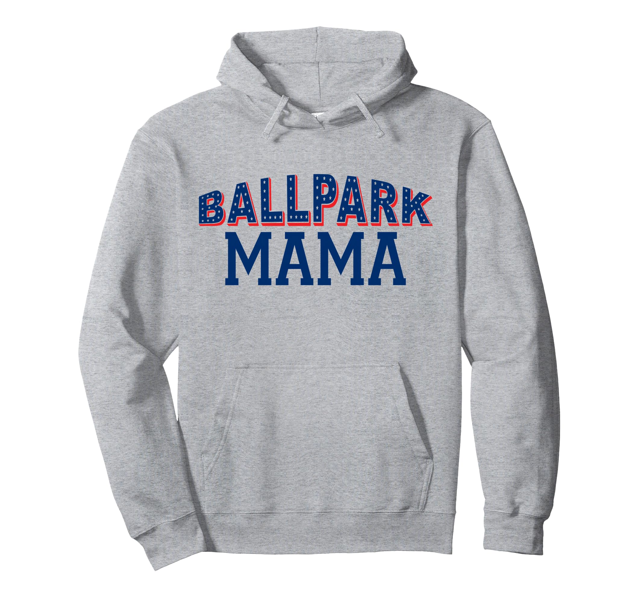 Ballpark Mom Mama Baseball Softball Hoodie - Fun Novelty Design Unisex - T-Shirt, Sweatshirt, Hoodie