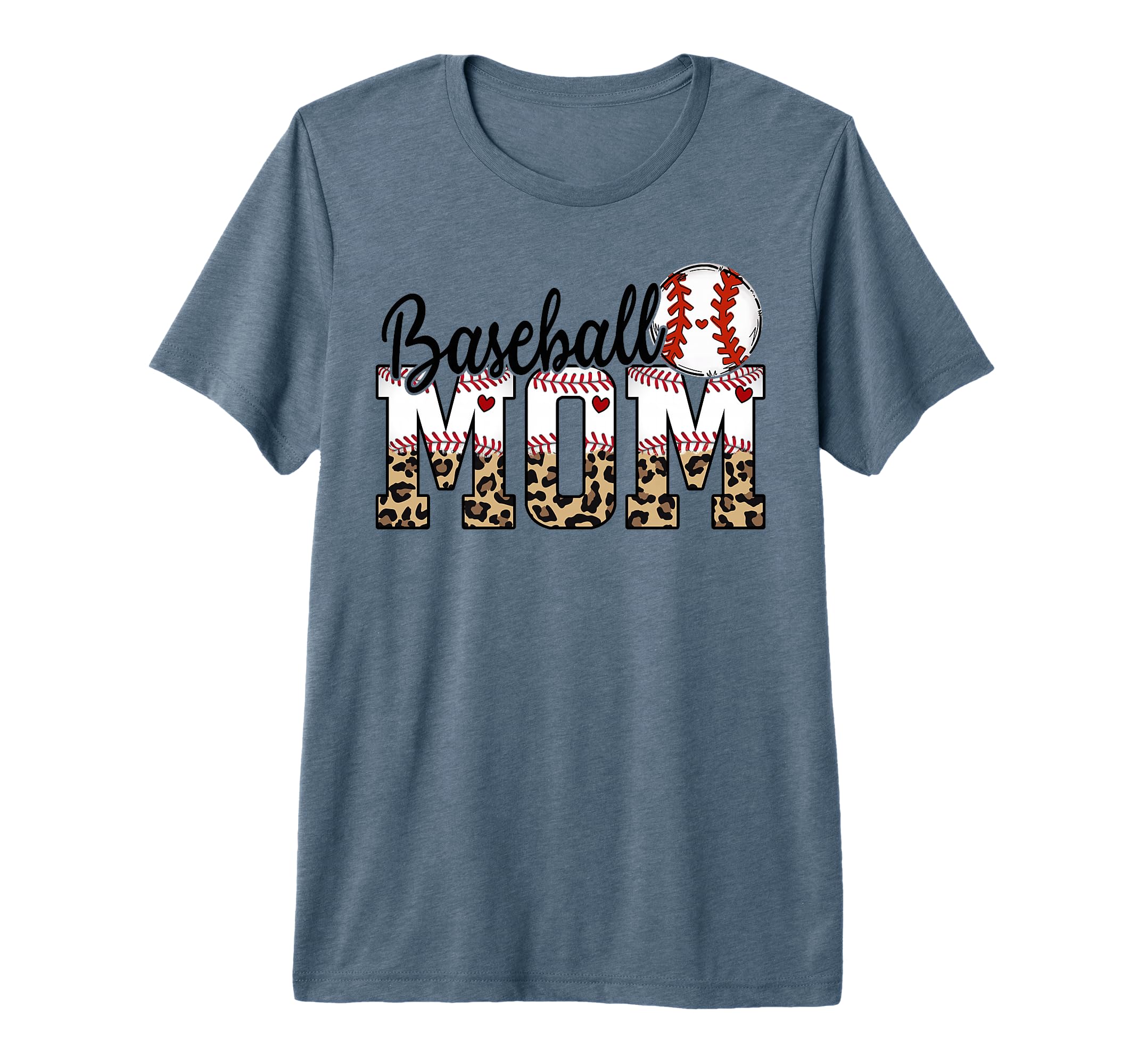 Baseball Mom Leopard Baseball Lover T-Shirt - Trendy Graphic Men Women - T-Shirt, Sweatshirt, Hoodie