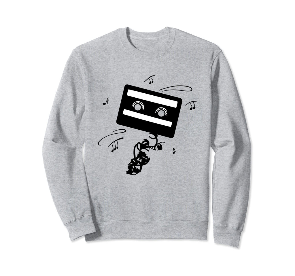 Audio Music Cassette Oldschool Sweatshirt - Fun Novelty Design Men Women - T-Shirt, Sweatshirt, Hoodie