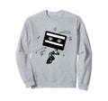 Audio Music Cassette Oldschool Sweatshirt - Fun Novelty Design Men Women - T-Shirt, Sweatshirt, Hoodie