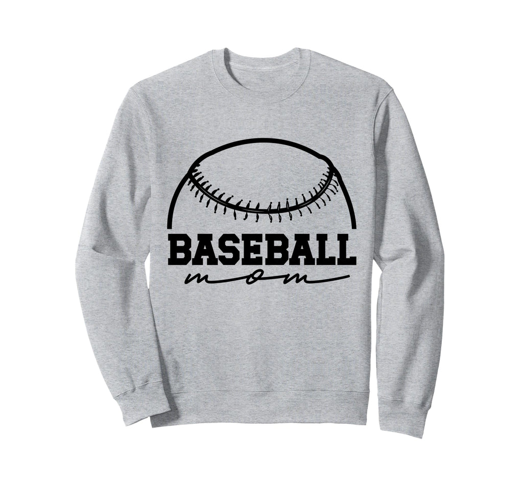 Baseball Mom Baseball Lover Sweatshirt - Novelty Apparel for Adults - T-Shirt, Sweatshirt, Hoodie
