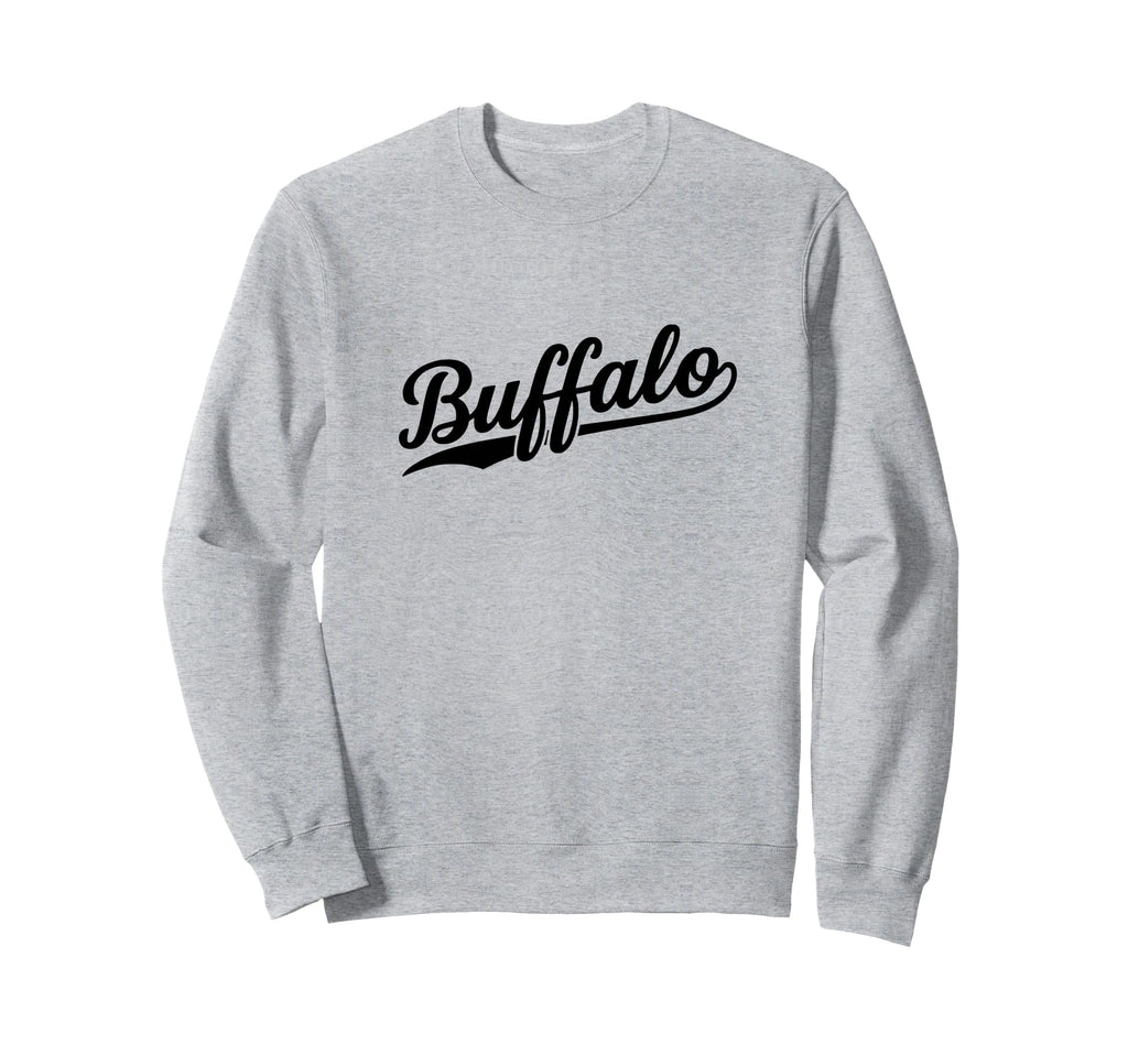 Buffalo New York Script 1970S Sweatshirt - Custom Art Print for Adults - T-Shirt, Sweatshirt, Hoodie