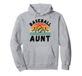 Baseball Aunt Family Matching Aunt Hoodie - Trendy Graphic for Adults - T-Shirt, Sweatshirt, Hoodie