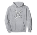 Skeleton Hand Heavy Rock Music Hoodie - Minimalist Print for Adults - T-Shirt, Sweatshirt, Hoodie