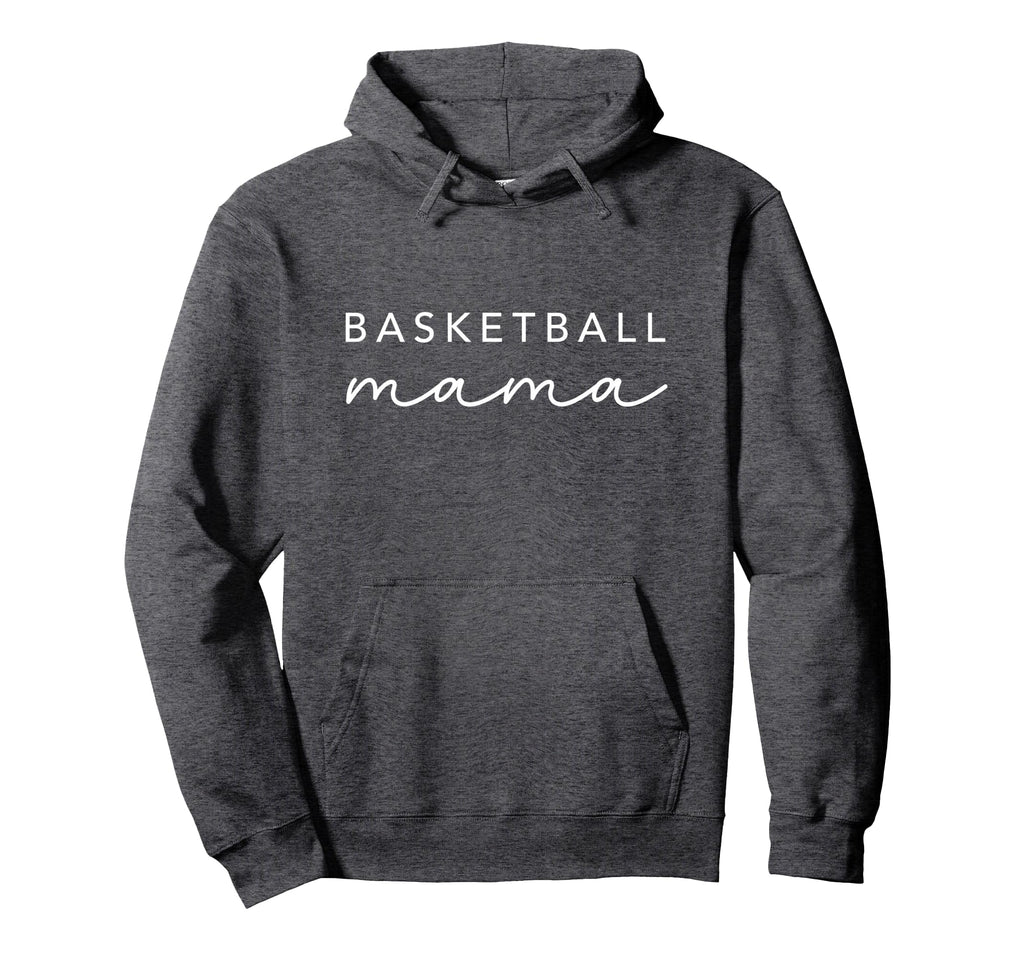 Basketball Mama Womens Trendy Mom Hoodie - Minimalist Print for Adults - T-Shirt, Sweatshirt, Hoodie