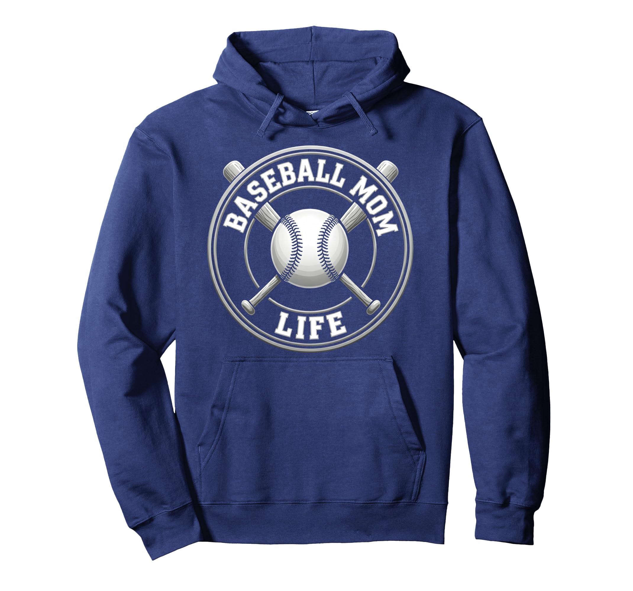 Baseball Mom Life Hoodie - Custom Art Print Unisex - T-Shirt, Sweatshirt, Hoodie
