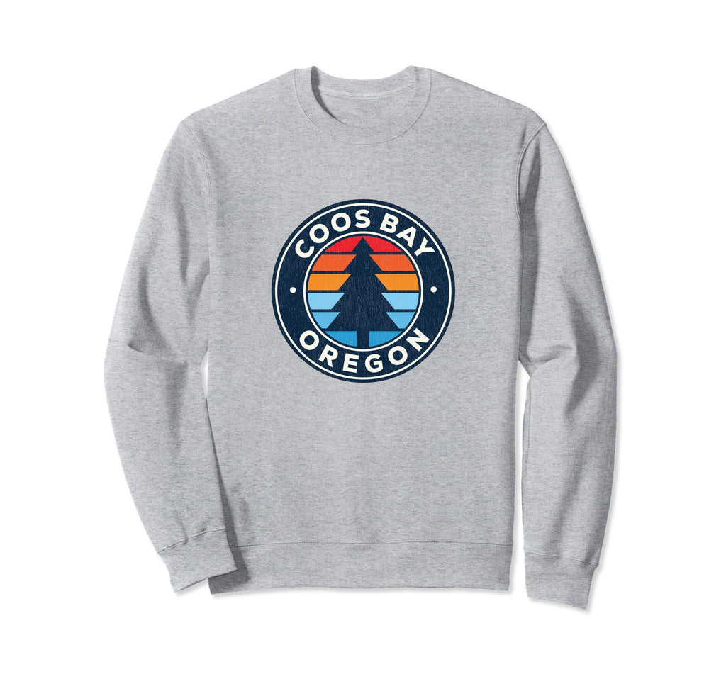 Coos Bay Oregon Or 70S Sweatshirt - Fun Novelty Design Men Women - T-Shirt, Sweatshirt, Hoodie