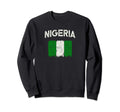 Nigeria Distressed Nigeria Flag Sweatshirt - Trendy Graphic Men Women - T-Shirt, Sweatshirt, Hoodie