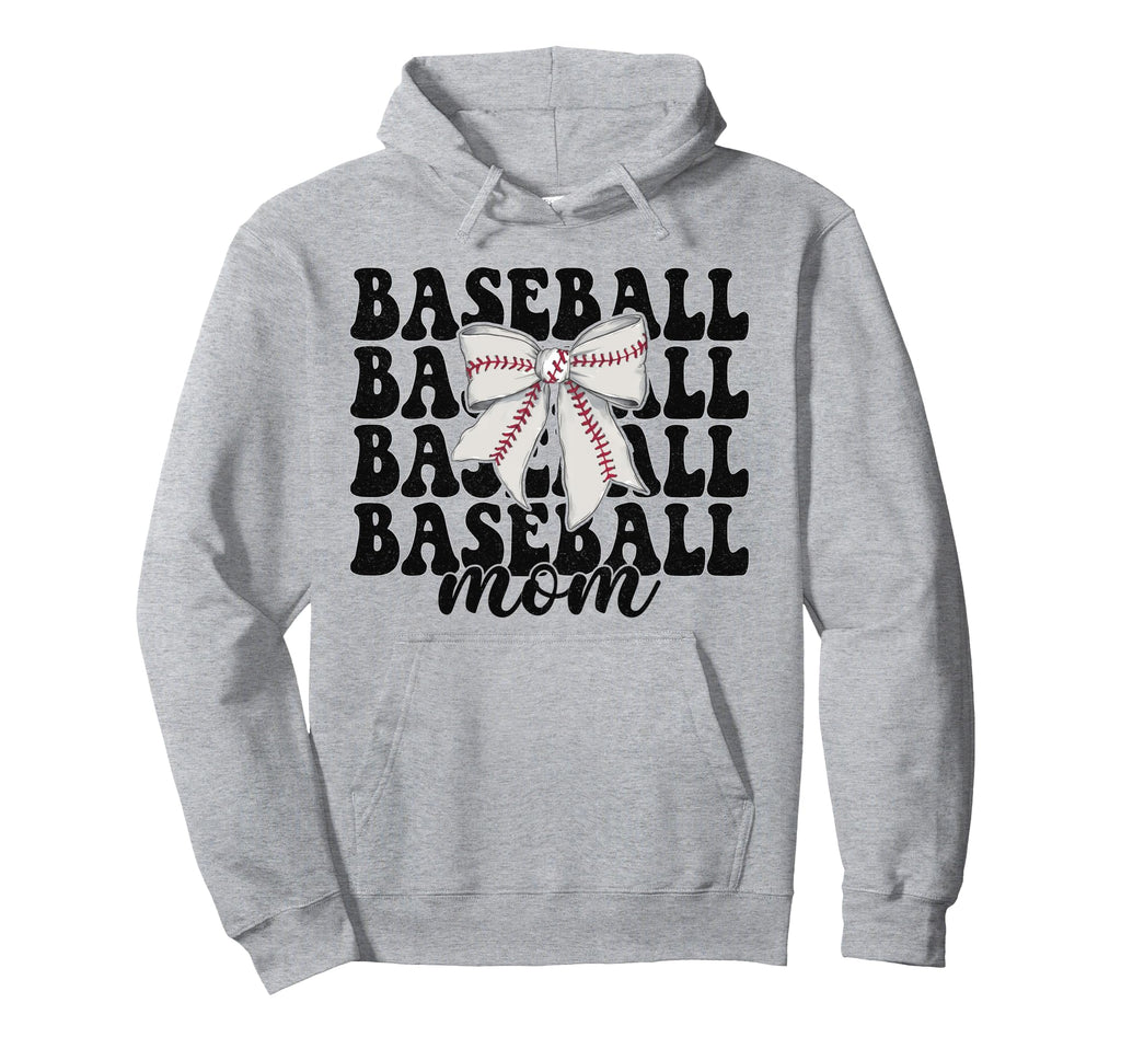 Baseball Mom Baseball Mama Mothers Day Hoodie - Unique Graphic Unisex - T-Shirt, Sweatshirt, Hoodie