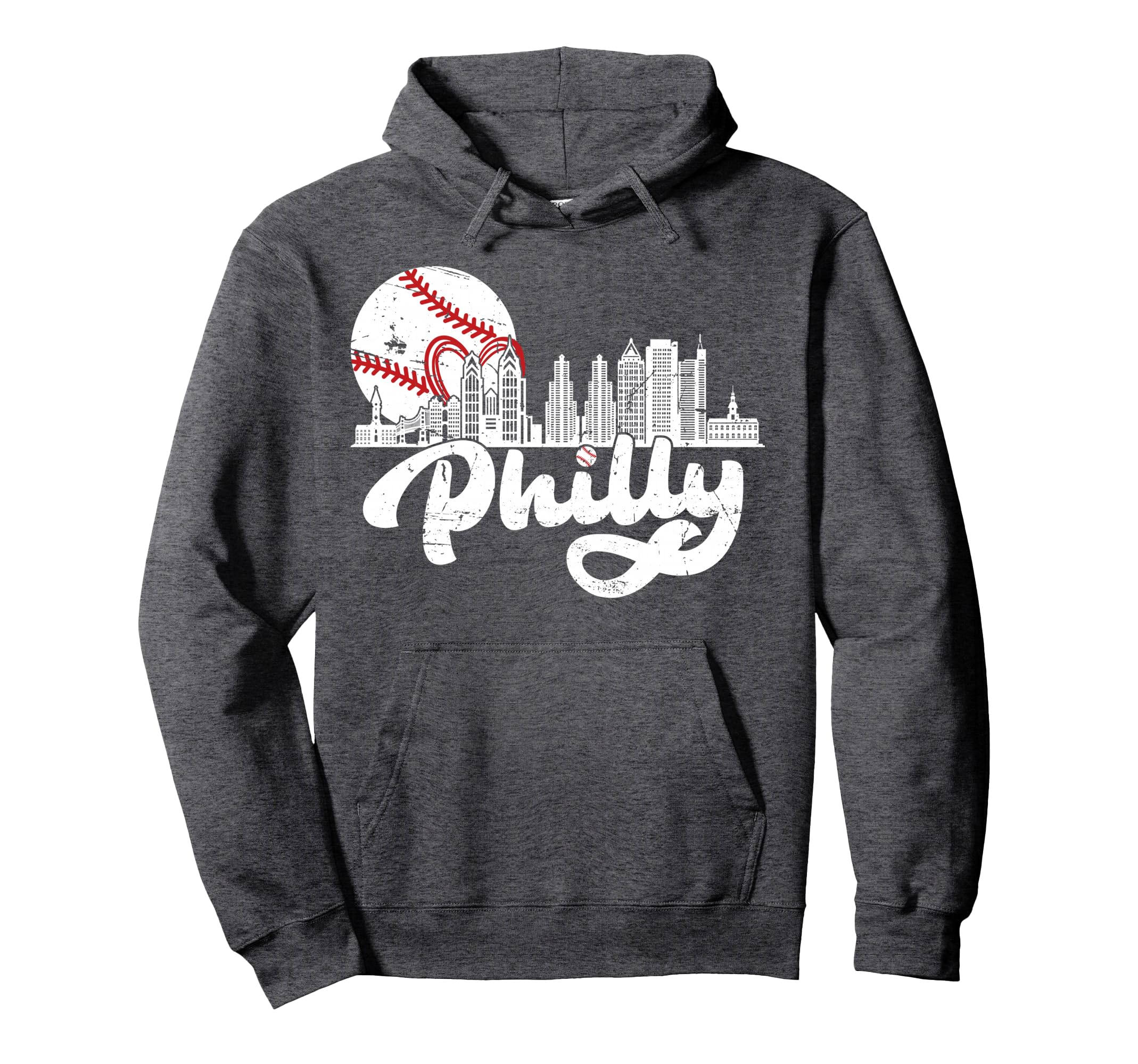 Philadelphia Skyline Philly Hoodie - Aesthetic Graphic for Adults - T-Shirt, Sweatshirt, Hoodie