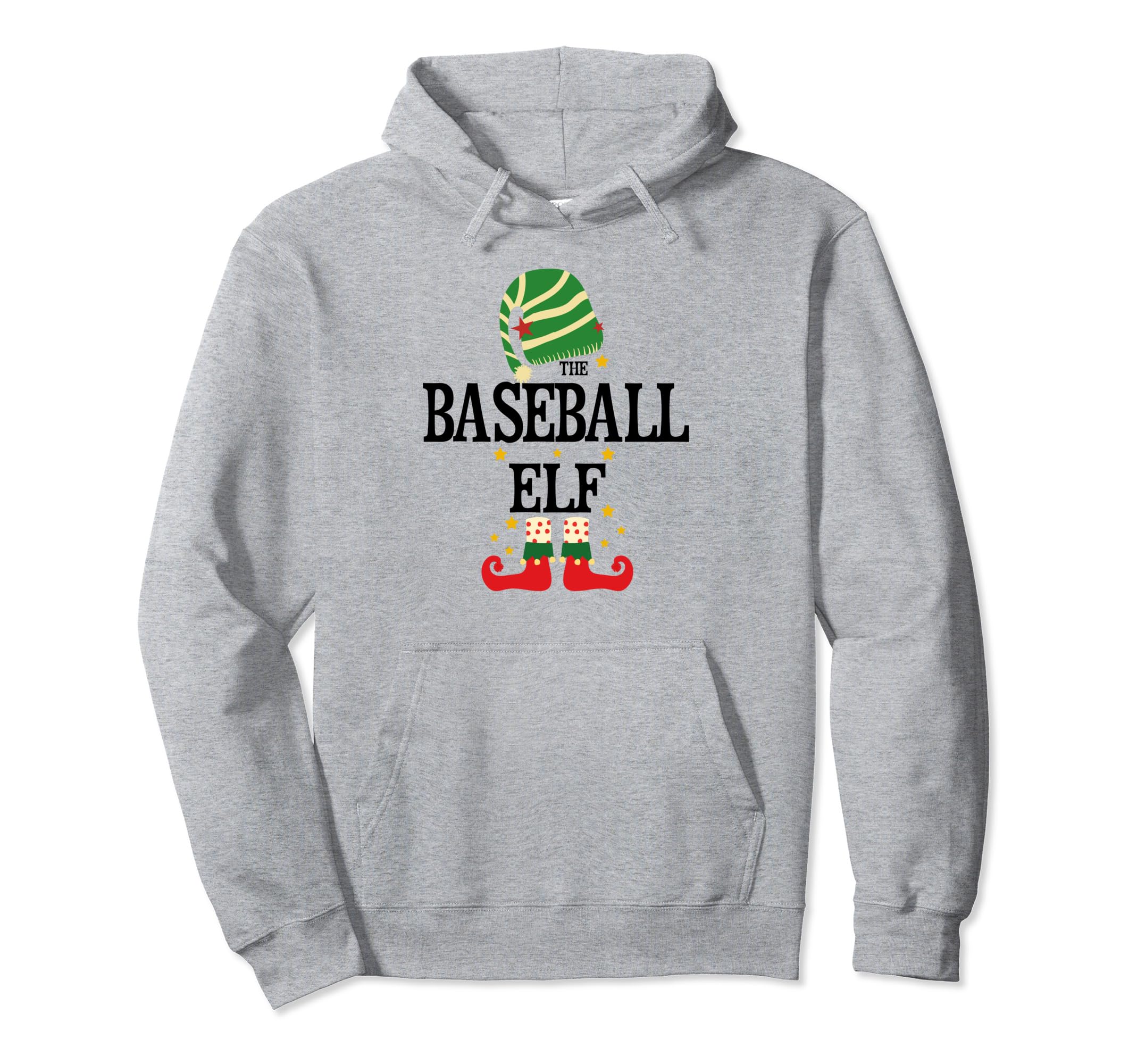 Baseball Elf Matching Family Group Gifts Hoodie - Trendy Graphic Unisex - T-Shirt, Sweatshirt, Hoodie