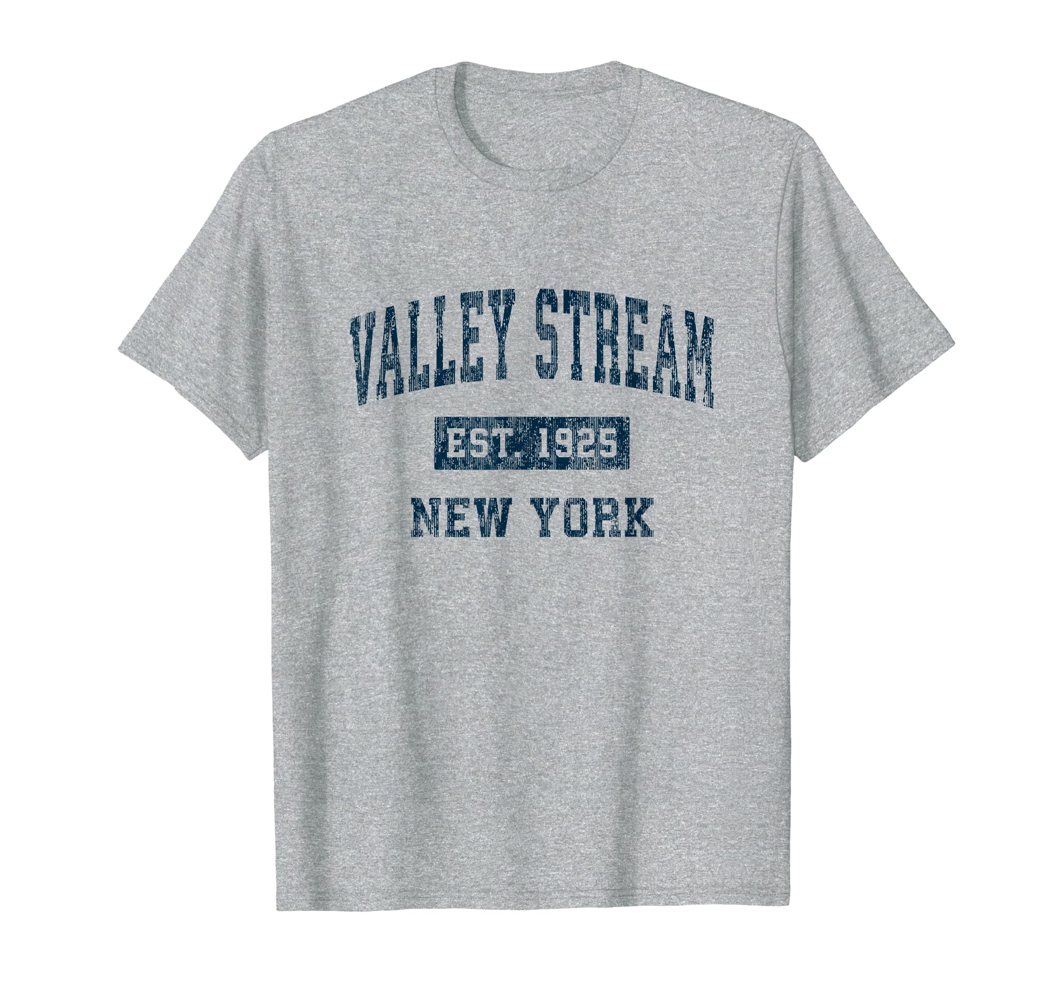 Valley Stream New York Ny Sports Navy T-Shirt - Unique Graphic Unisex - T-Shirt, Sweatshirt, Hoodie