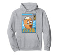 Egg Kawaii Grid Vaporwave Aesthetic Hoodie - Fun Novelty Design Unisex - T-Shirt, Sweatshirt, Hoodie