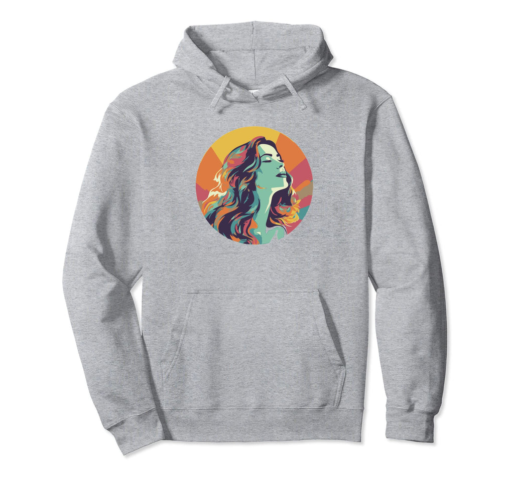 Groovy Mountain Mama Hippie 60S Hoodie - Casual Everyday Wear Men Women - T-Shirt, Sweatshirt, Hoodie