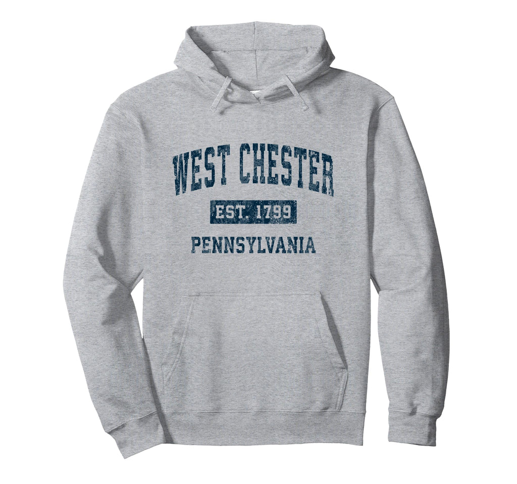 West Chester Pennsylvania Pa Sports Hoodie - Custom Art Print for Adults - T-Shirt, Sweatshirt, Hoodie